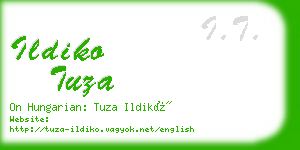 ildiko tuza business card